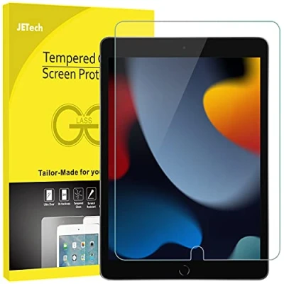 Afbeelding van JETech Screen Protector voor iPad 10,2 Inch (9e/8e/7e Generatie, 2021/2020/2019), Gehard Glas Schermbeschermer, HD Doorzichtig, 1 Stuks