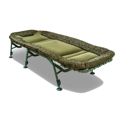 Afbeelding van Solar SP C Tech Memory Foam Bedchair Solcam Camo (Incl. Detachable Bag) Stretcher
