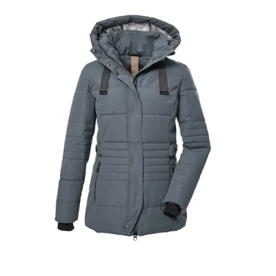 Afbeelding van G.I.G.A. DX Dames Gewatteerde jas met afritsbare capuchon/functionele in donslook GW 25 WMN QLTD JCKT JCKT, sturm, 40, 39930 000