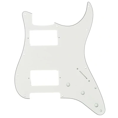 Afbeelding van Musiclily Pro HH 11 Schroefgaten Strat Gitaar Slagplaat voor Fender American/Mexican Standard Stratocaster Moderne Stijl, 3 laags Parchment