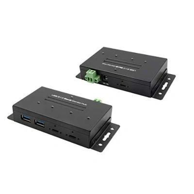 Afbeelding van Exsys EX 1240HMVS, 2x USB C, A (USB 4 Havens), Docking station + hub, Zwart