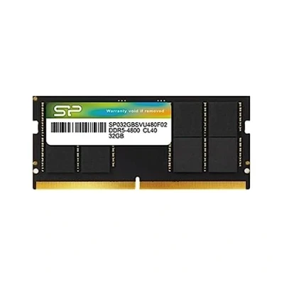 Afbeelding van Silicon Power DDR5 32GB (2x16GB) 4800MHz (PC5 38400) 262 pin CL40 1.1V SODIMM Non ECC Laptop RAM Computer Memory SP032GBSVU480F22