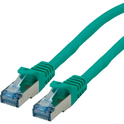 Afbeelding van ROLINE Patchkabel Cat.6A S/FTP (PiMF), Component Level, LSOH, groen, 1 m