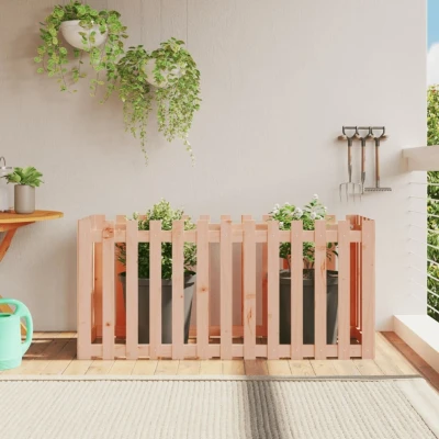 Afbeelding van Plantenbak verhoogd hekontwerp 150x50x70 cm massief douglashout