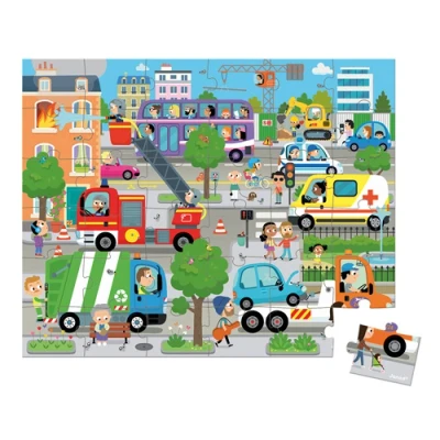 Afbeelding van Janod Puzzel De Stad (36 stukjes)