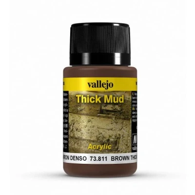Afbeelding van Vallejo Weathering Effects Thick Mud Brown 40 Ml