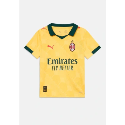 Afbeelding van Puma ACM Unisex Voetbalshirt voor kinderen, Maat: 116, Sunny yellow/dark myrtle