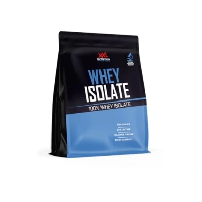 Afbeelding van XXL Nutrition Whey Isolaat Proteïne poeder, Eiwit Shakes, Protein Isolate Eiwitpoeder Aardbei Banaan 1000 gram