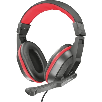 Afbeelding van Headphones with Microphone Trust 21953 Red Black