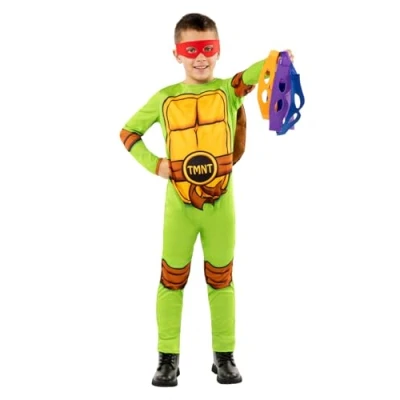 Afbeelding van Funidelia Ninja Turtles Kostuum voor meisjes en jongens kinderen Accessoire verkleedkleding rekwisieten Halloween, carnaval &amp; feesten Maat 3 4 jaar