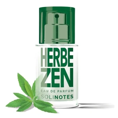 Afbeelding van SOLINOTES Herbe Zen Damesgeur Eau de Parfum Bloemen en rustgevende geur perfect cadeau voor haar 15 ml