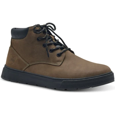Afbeelding van s.Oliver Veterboots, Heren, Maat: 40, Khaki Leer en imitatieleer