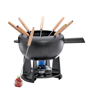 Afbeelding van SPRING Saas Fee Fondueset zwart 20cm