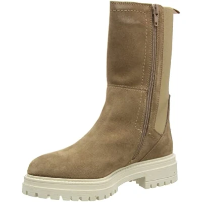 Afbeelding van Geox Iridea Korte laarzen, Dames, Maat: 37, Hellbraun beige Leer/ synthetisch