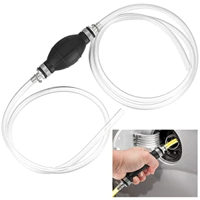 Afbeelding van Benzinepomp handpomp, opvoerpomp, 2m lange oliezuigpomp, dieselpomp, brandstofpomp, waterpomp slangenpomp brandstof benzine diesel water olie