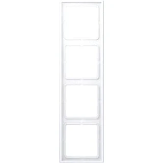 Afbeelding van Jung 4 voudig afdekraam voor wandgoot montage vert hori mat kunststof gelakt ip44 wit ls984wwm