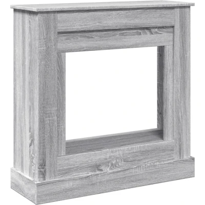 Afbeelding van vidaXL Haardombouw 90x30x90 cm bewerkt hout grijs sonoma eikenkleur