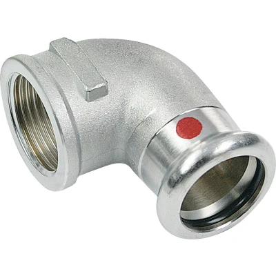 Afbeelding van BONFIX Press staalverzinkte perskoppeling knie 22 x 3/4 pers