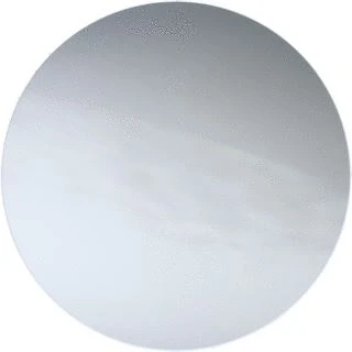 Afbeelding van Looox white line spiegel rond lxbxh 120x3 5x120 met rand mat wit spwlr1200