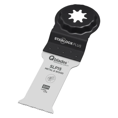 Afbeelding van Qblades SLP15 28x60mm multitool Bi metalen zaagblad Hout en Metaal (Starlock plus)