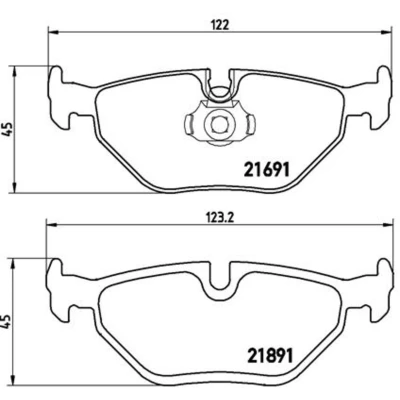 Afbeelding van Brembo Remblokset P 06 023