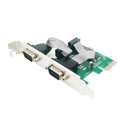 Afbeelding van SIENOC PCI Express E Dual RS 232 Serial Port 2 poort DSUB9 DB9 seriële controller COM RS232 Card Adapter converter