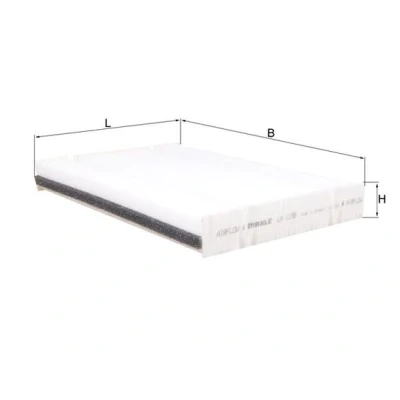 Afbeelding van Mahle Original Interieurfilter LA 1198