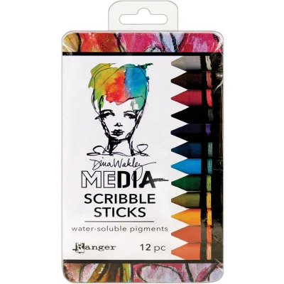 Afbeelding van Ranger Dina Wakley MEdia Scribble Sticks 2 (MDA60161)