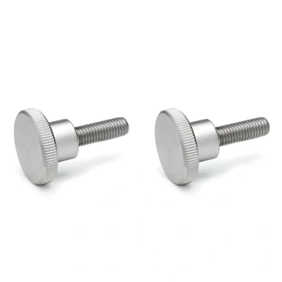 Afbeelding van Ganter Normelemente Hoge kartelschroeven DIN 464 M5 25 NI schroefdraad schroefdraadlengte: mm roestvrij staal 2 stuks