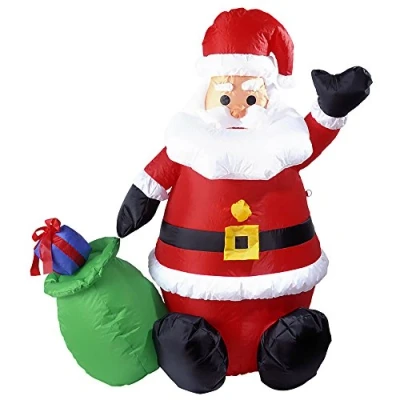Afbeelding van Opblaasbare Kerstman 122 cm