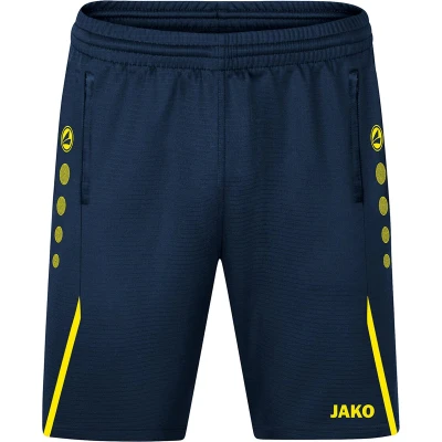 Afbeelding van JAKO Trainingsshort Challenge Marine/fluogeel
