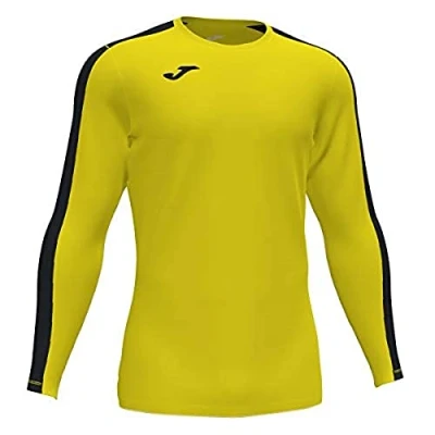 Afbeelding van Joma Academy T shirt met lange mouwen, kinderen, geel zwart, 2XS