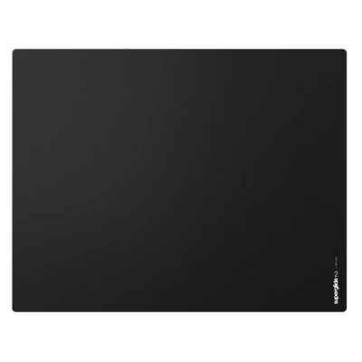 Afbeelding van Pulsar Superglide glazen gaming muismat v2 ALUMINO silicaatglas oppervlak antislip volledig gegoten hoge dichtheid siliconenrubber 41,9 x 33 cm (XL, zwart)