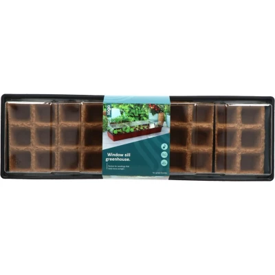 Afbeelding van Vensterbank Kweekkas (incl. 30 Turfpotjes) Sogo