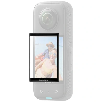 Afbeelding van Insta360 X3 Screenprotector, premium beschermfolie voor kristalheldere weergave, eenvoudige installatie en antikrastechnologie, compatibel met de camera, 1 stuk