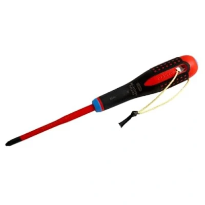 Afbeelding van Bahco Schroevendraaier ERGO™ met Kevlar koord VDE driecomponentengreep zeskantkling Pozidriv PZ2 x 100 mm TAH TAHBE 8820SL