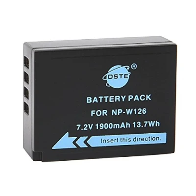 Afbeelding van DSTE Vervangende Li Ion batterij compatibel met NP W126 W126S en Fujifilm FinePix HS30EXR, HS33EXR, HS35EXR, HS50EXR, X A1, A2, A3, E1, E2, M1, Pro1, T1, T2, T10, XFmmf2