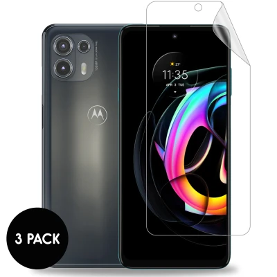 Afbeelding van 3 pack Screenprotectors Motorola Edge 20 Lite: iMoshion Folie (plastic)