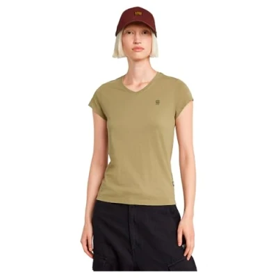 Afbeelding van G STAR Eyben SLIM Tshirt basic, Dames, Maat: Large, Ensis green