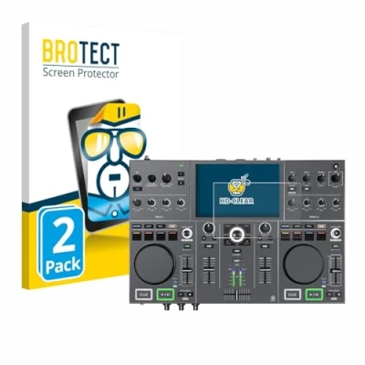 Afbeelding van BROTECT Screenprotector voor Denon DJ Prime Go+ Folie Beschermfolie transparant (2 Stuks)