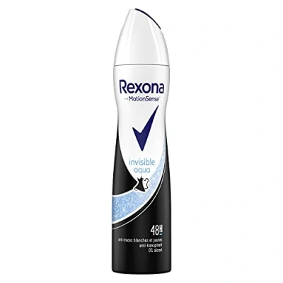Afbeelding van Rexona Deodorant Dames Spray Anti Transpirant Invisible Aqua 200ml 1 stuk
