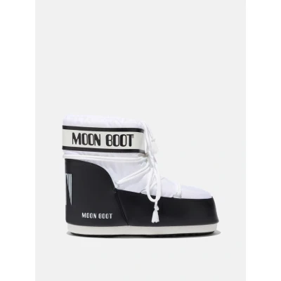 Afbeelding van MOON BOOT ICON LOW WHITE NYLON BOOTS Thermoboots / Snowboots Sneeuwlaarzen Zwart wit 39 41 (8059791057573)