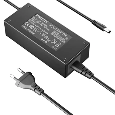 Afbeelding van PAUTIX Ledstrip EU stekker DC24V 4A voeding voor ledstrips, AC100 240 netadapter led driver, 96 W maximale stekkervoeding