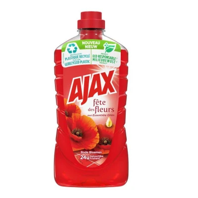 Afbeelding van 8er Pack AJAX &quot;Rode Bloemen&quot; Allesreiniger 1 liter