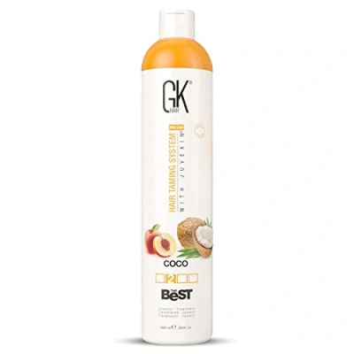Afbeelding van GK Hair Global Keratin The Best COCO Professional (1000ml / 33.8 Fl Oz) kit voor gladmakende behandeling &amp; een natuurlijk zijdeachtig haar