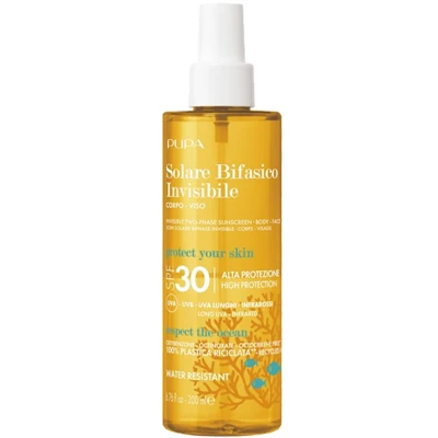 Afbeelding van Pupa Milano Invisible TwoPhase Sunscreen SPF30 200 ml