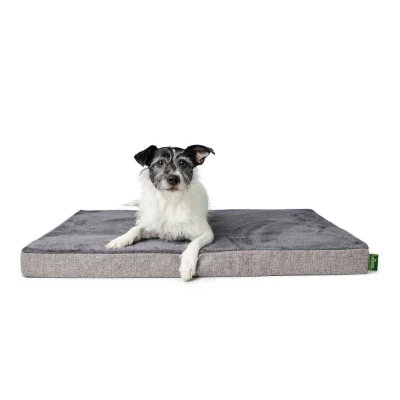 Afbeelding van HUNTER TIRANO Orthopedische hondenmat met traagschuimmat, kleur grijs, maat XL