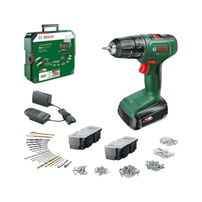 Afbeelding van Bosch Home and Garden 06039D8006 Accu schroefboormachine 18 V 1.5 Ah Li ion Incl. accu, lader, koffer, accessoires