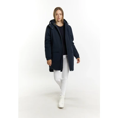 Afbeelding van Dreimaster Maritim Dames Anorak + Boodschappentas Set SCHMUDDELWEDDA L / Maritiem 100% Polyester