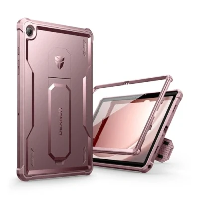 Afbeelding van Dexnor voor Samsung Galaxy Tab A9+ Plus hoesje, [ingebouwde schermbeschermer en kickstand] zware militaire bescherming schokbestendige beschermhoes